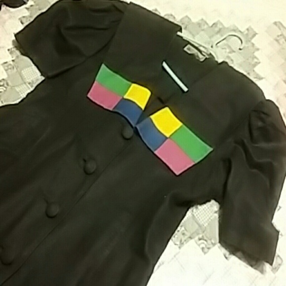 Susan Bennett Womens blackButton Down  Dress - Picture 4 of 5